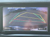 【バックガイドモニター】ハンドルを切ると車の進行方向にガイド線が動きます!車庫入れの際にあると嬉しいですよね♪