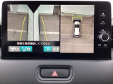 リヤカメラ表示時では視点を変更することもできます。