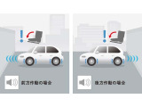 【Honda SENSINGミニ知識】不注意による急な後退を防止し注意を喚起する踏み間違い衝突軽減システム『後方誤発進抑制機能』を搭載!。*車種等、装備の有無があります。
