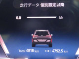 スタイリッシュなデザインのメーターパネルです。速度のみならず、燃料の残量、走行距離など多機能でとっても見やすいパネルになっております。