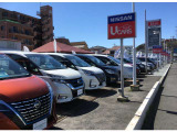 沢山の在庫からお客さまの1台をご紹介します。この看板が目印です!