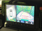 【全方位モニター用カメラ】専用のカメラにより、上から見下ろしたような視点で360度クルマの周囲を確認することができます☆死角部分も確認しやすく、狭い場所での切り返しや駐車もスムーズに行えます。