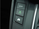 「SPORT」ボタンで走行の感触が変わります。スイッチONでエンジンがさらに元気モードに!!