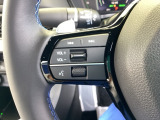 ステアリング左手側にオーディオ関連のコントロールスイッチを配置しています。操作時は視線を逸らすことなく運転に集中できます。