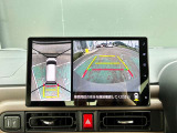 全方位カメラ(パノラマモニター)がついているので、狭いところの運転も楽々!