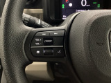 ステアリング左手側にオーディオ関連のコントロールスイッチを配置しています。操作時は視線を逸らすことなく運転に集中できます。
