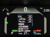 【レーンディパーチャーアラート】道路上の白線(黄線)をカメラで認識し、ドライバーがウインカー操作を行わずに車線を逸脱する可能性がある場合、ブザーとディスプレイで注意喚起サポート。