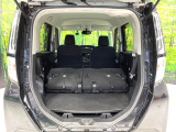 普段のお買い物や通勤、送迎等に十分な荷室スペースを確保しております。セカンドシートを倒すと、大きな荷物の積載も可能です♪