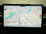 Carplay も画面全体で見ることが出来ます。