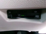 ETC車載器付きです。高速道路の料金所もスムーズに通過できます。