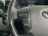 ステアリングスイッチ装備!運転しながら手元でオーディオの操作などができます。