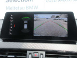高画質のバックカメラとなります。コーナーセンサー状況と並行して確認できます。