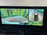 【アラウンドビューモニター】専用のカメラにより、上から見下ろしたような視点で360度クルマの周囲を確認することができます☆死角部分も確認しやすく、狭い場所での切り返しや駐車もスムーズに行えます。