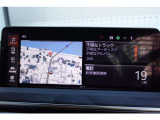 クルマの頭脳ともいえる、管理システム、iDrive。ナビだけではなく、オーディオ操作や車両情報の表示などをコントロールできます。便利さと安全性の向上にも繋がっています。