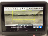 カラービジョンとガイド線で見やすい視点切替式のバックモニター。