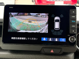 バックガイド線がハンドルと連動して動くダイナミックガイドライン付きで便利ですよ♪
