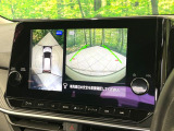 【アラウンドビューモニター】専用のカメラにより、上から見下ろしたような視点で360度クルマの周囲を確認することができます☆死角部分も確認しやすく、狭い場所での切り返しや駐車もスムーズに行えます。