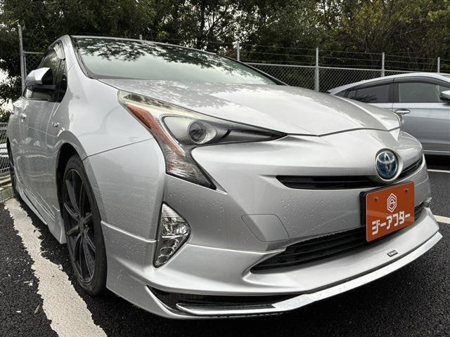 プリウス 1.8 S ツーリングセレクション モデリスタフルエアロ 禁煙車 純正ナビ