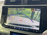 【バックカメラ】駐車時に後方がリアルタイム映像で確認できます。大型商業施設や立体駐車場での駐車時や、夜間のバック時に大活躍!運転スキルに関わらず、今や必須となった装備のひとつです!