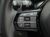 ハンドルにはオーディオ操作用スイッチが付いており、ハンドルから手を放さずにオーディオの操作ができるようになっております。