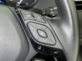 ステアリングスイッチ付き。前方から目を離すことなく操作することが可能です。