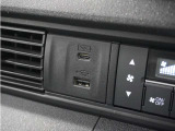 ◆USBチャージャー◆使いやすい場所に装備されています。