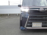 LEDヘッドライトで夜道も明るいです☆