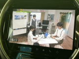 停車時にTVを楽しめます。お子様連れのご家族にもおすすめです。