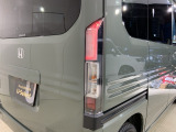 視認性がいいテールランプ。後続車にも存在をアピール。