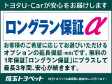トヨタのお店でU-Carをお買い上げいただいたすべてのお客様に、安心で快適なカーライフをお約束するためにおつけする、トヨタU-Carの安心保証です。※一部ロングラン保証をお付けできない車両もございます。