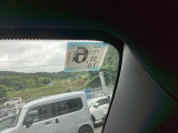 次回の車検日になります。こちらのステッカーをご確認ください。