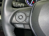 ステアリングスイッチ装備!運転しながら手元でオーディオの操作などができます。