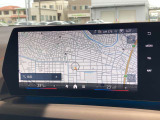 純正カーナビゲーション画面。