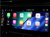 Apple CarPlayに対応。スマートフォンと連携し、ナビゲーションや音楽、通話などを直感的に操作できる便利な機能です。