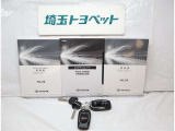 メンテナンスノート付きです。過去の整備記録を確認したり、お車の状況にあった整備をすることに役立ちます。