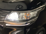 大き目のヘッドライトで、夜道も安全運転 明るく安心です。