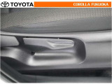 運転席シート上下アジャスター付き。ドライバーの背丈に合わせて調整できます。