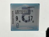 次回の車検日になります。こちらのステッカーをご確認ください。