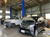 認定整備工場完備! 納車整備からアフターフォローまでお任せください 車検整備、ETC等の用品取付もお任せください
