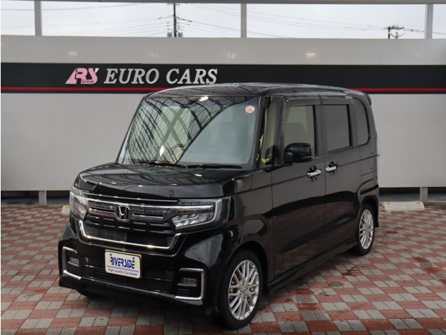 N-BOXカスタム L ターボ 社外ナビ・地デジ・ブルートゥース接続・バ