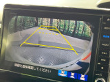 【バックカメラ】駐車時に後方がリアルタイム映像で確認できます。大型商業施設や立体駐車場での駐車時や、夜間のバック時に大活躍!運転スキルに関わらず、今や必須となった装備のひとつです!