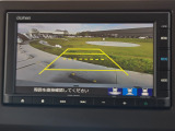 バックカメラ搭載♪初心者の方や運転が苦手な方でも安心して駐車できます。