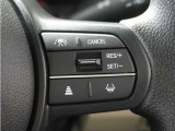 ◆アダプティブクルーズコントロール◆予め設定した車速内でクルマが自動的に加減速。前走車との適切な車間距離を維持しながら追従走行します。【LKAS】車線維持支援システムでステアリング操作を支援。