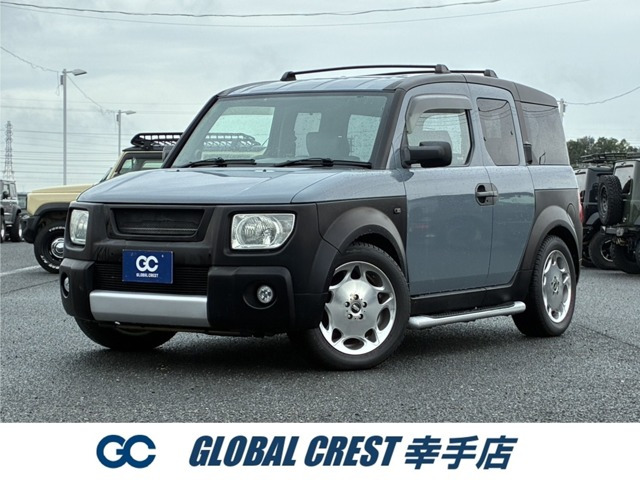 エレメント 2.4 4WD 1年保証付 グレー全塗装 ローダウンサス