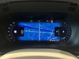 メーターの中央にもナビ画面が表示しますので、ルート案内時はとても見やすいです。