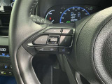 ステアリングスイッチ装備!運転しながら手元でオーディオの操作などができます。