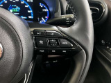 ステアリング右側のスイッチになります。全車追従機能付きクルーズコントロールが付いているので長距離運転も快適に運転できます。