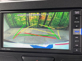 【バックカメラ】駐車時に後方がリアルタイム映像で確認できます。大型商業施設や立体駐車場での駐車時や、夜間のバック時に大活躍!運転スキルに関わらず、今や必須となった装備のひとつです!