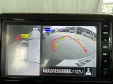 空から見ているような視点で周囲が確認できるアラウンドビューモニター、移動物を感知します。