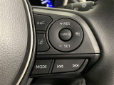 レーダークルーズコントロール(車速追従機能)付きです。車速に応じて追従支援してくれるので、ロングドライブも快適です。詳細は販売店スタッフまでおたずねください。